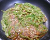 簡単！青椒肉絲☆肉みそリメイク作り方3写真
