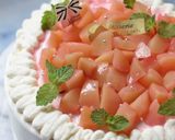 ブランデー香る*ふわっふわの白桃ケーキ作り方28写真