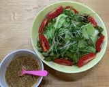 焼肉屋さん風ごま油ドレッシングのサラダ作り方3写真
