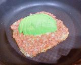 納豆とアボカドのチーズサンド作り方2写真