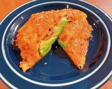納豆とアボカドのチーズサンド作り方3写真