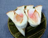 食パンでクルッと。桃のバターサンド作り方7写真
