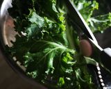 野菜の王様ケールでカレー味あおさチップス作り方1写真