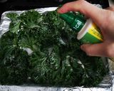 野菜の王様ケールでカレー味あおさチップス作り方3写真