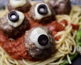 ハロウィン☆目玉のミートボールスパゲティ作り方4写真