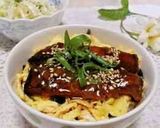 さんま缶で☆蒲焼き丼作り方17写真