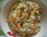 おちびの野菜たっぷりチャーハン作り方5写真