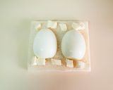 南瓜と卵のサンドイッチケーキ＊ハロウィン作り方4写真