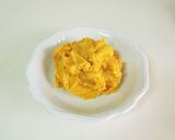 南瓜と卵のサンドイッチケーキ＊ハロウィン作り方3写真