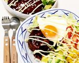 簡単！即席ロコモコ（レトルトハンバーグ）作り方7写真