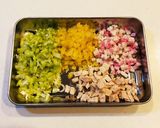 たくあん入り和風チャーハン作り方1写真