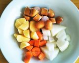 カレー風味の炊飯器おかずパン　発酵無し！作り方1写真