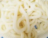 簡単ランチ♪鶏肉の冷あつうどん！作り方3写真