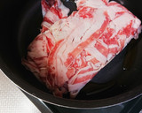 あっさり仕立て☆牛肉とえのきの肉豆腐作り方4写真