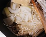 あっさり仕立て☆牛肉とえのきの肉豆腐作り方5写真