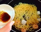 和風シーフードスパゲティ作り方5写真