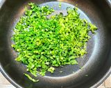 大根葉の油炒め作り方1写真