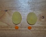 キャラ弁☆たくあんひよこ作り方1写真