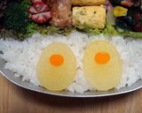 キャラ弁☆たくあんひよこ作り方2写真