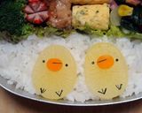 キャラ弁☆たくあんひよこ作り方3写真