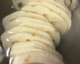 大葉香る！エビとはんぺんの蓮根挟み焼き作り方1写真