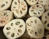 大葉香る！エビとはんぺんの蓮根挟み焼き作り方5写真