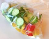 包丁練習、野菜の浅漬け作り方3写真