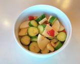 包丁練習、野菜の浅漬け作り方5写真