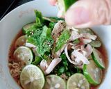 すだちとサラダチキンで♪偏愛アジアン拉麺作り方3写真