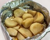 トースターでニンニクのホイル焼き作り方4写真
