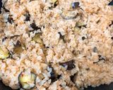 お箸が止まらない！ナスと肉味噌のご飯♪作り方6写真
