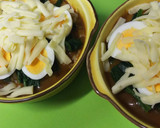 ほうれん草と玉子のドリア風焼きカレー作り方3写真