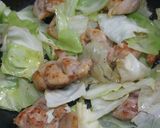 お手軽❗鶏肉のレモンバター炒め作り方5写真