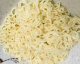 サッポロ一番味噌ラーメン●キャベツ盛り作り方3写真