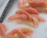ブランデー香る*ふわっふわの白桃ケーキ作り方11写真