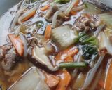 黒ごま入り、あんかけラーメン作り方3写真