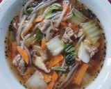 黒ごま入り、あんかけラーメン作り方4写真