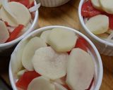 じゃが芋とトマトの重ね焼き~チーズ作り方7写真