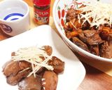 簡単酒肴☆鶏レバーの甘辛煮作り方8写真