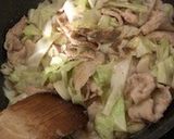 豚バラ肉キャベツの味噌風味カレー作り方6写真