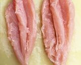 ササミの大葉挟み焼き作り方2写真