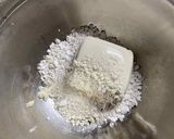 カボチャと生スピルリナの豆腐白玉月見団子作り方4写真