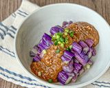 レンジで簡単！ひもなすのごま味噌だれ作り方5写真