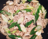 絶品☆豚肉とネギのあんかけ焼きそば作り方1写真