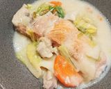 シチューでリメイク☆鮭のクリーム煮作り方3写真