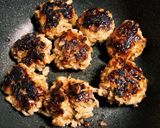 室蘭やきとり☆アレンジ☆つくね風作り方6写真