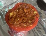 トマトとコンビーフのカレー風味ファルシ作り方6写真