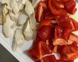 イカと夏野菜のガーリックバターソテー作り方3写真