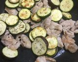 ナスとズッキーニと豚肉のポン酢炒め作り方8写真