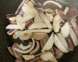 イカと夏野菜のガーリックバターソテー作り方7写真